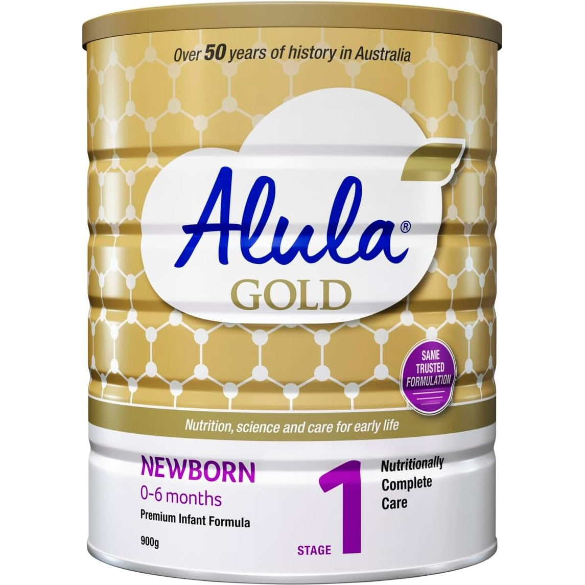 Alula Gold Stage 1 Newborn Premium Infant Formula 0-6 Months 900g