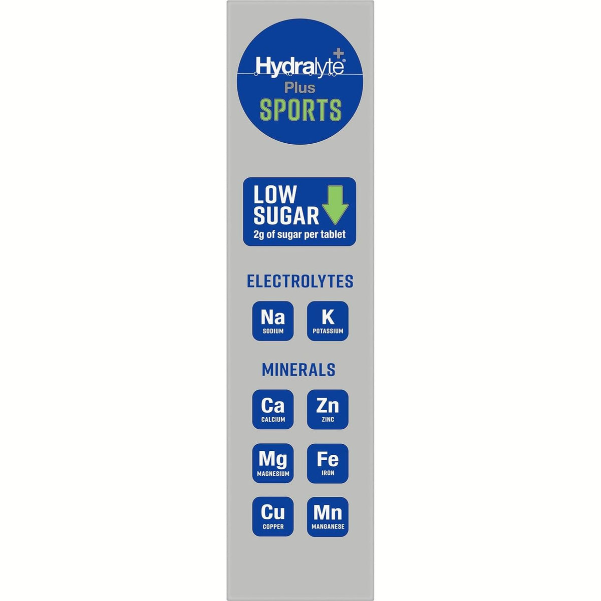 Hydralyte Plus Sport Effervescent Lemon Lime 20 Tablet