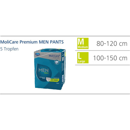 Molicare Premium Men Pants 5 Drop Large 7 Pack