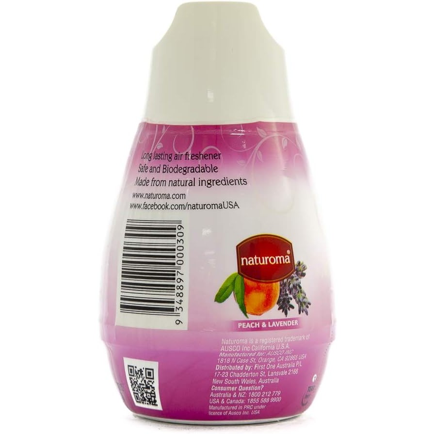 Naturoma Air Freshner Solid Gel Peach & Lavendar 220g