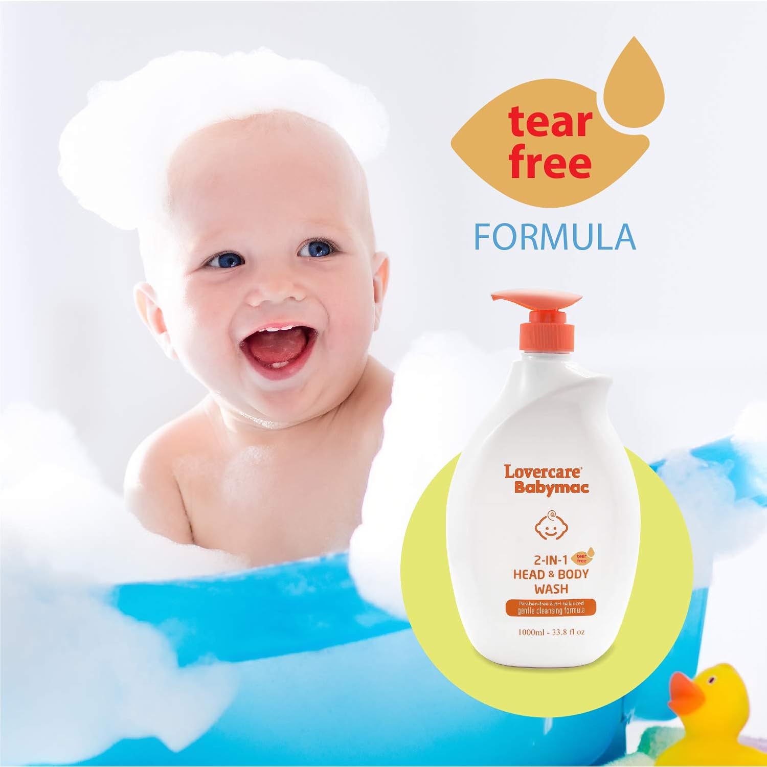 Lovercare Babymac Goat's Milk 2in1 Head & Body Wash 1 L