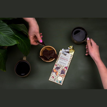 Bennetto Organic Dark Chocolate Toasted Hazelnut 12x80g