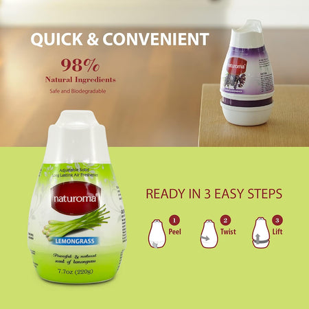 Naturoma Air Freshner Solid Gel Lemongrass 220g