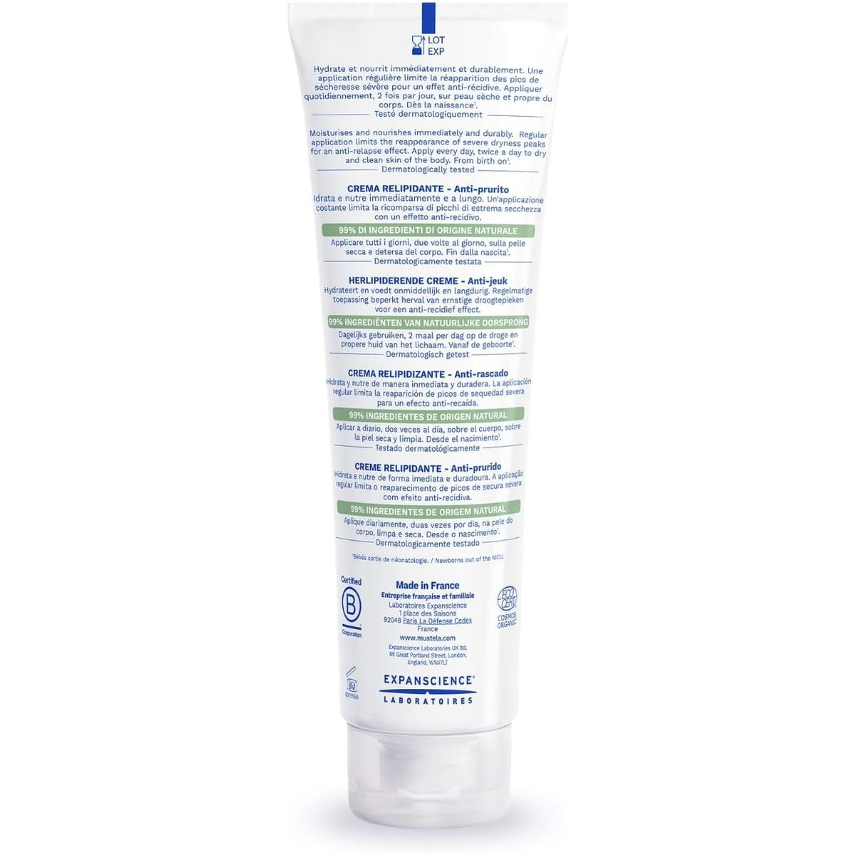 Mustela Stelatopia+ Lipid Replenishing Cream 150ml