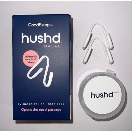 HUSHD NASAL SNORE-RELIEF NOSEPIECES x2