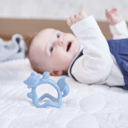 B.Box Wrist Teether Lullaby Blue