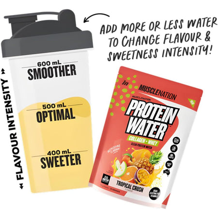 Muscle Nation Protein Water Powder Tropical 300g