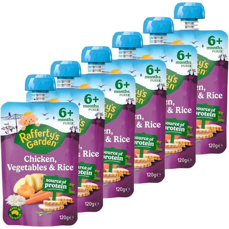 Rg Chick Veg Rice Pch 6m+ 120g Z6