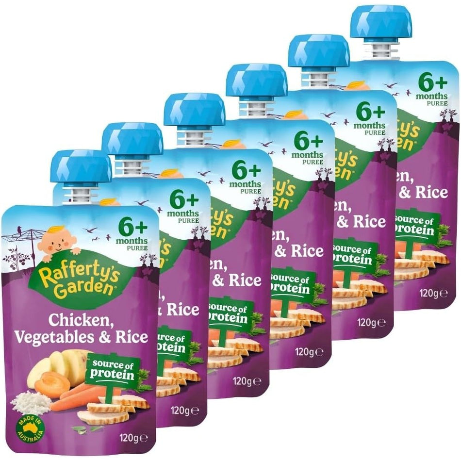 Rg Chick Veg Rice Pch 6m+ 120g Z6