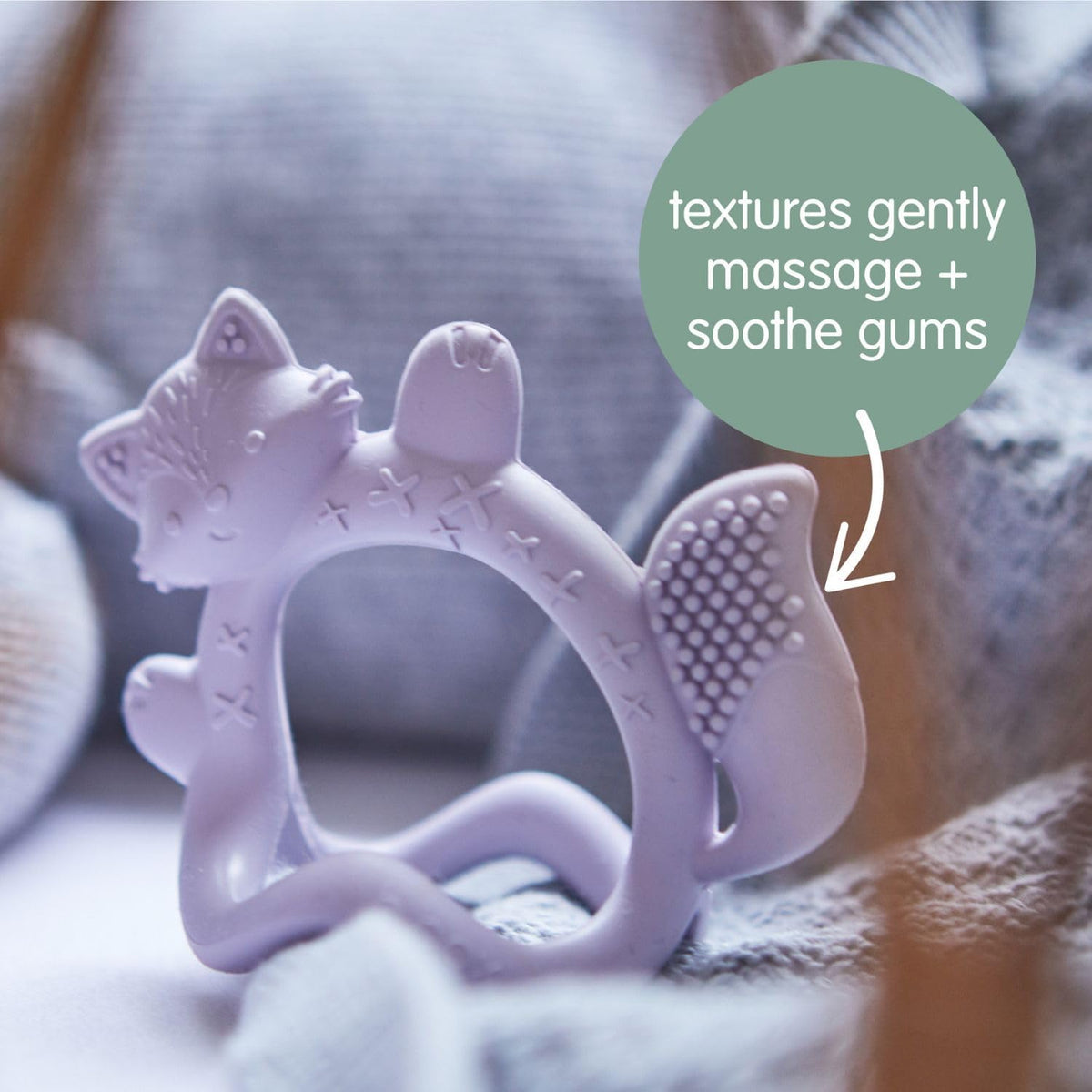 B.Box Wrist Teether Lullaby Blue
