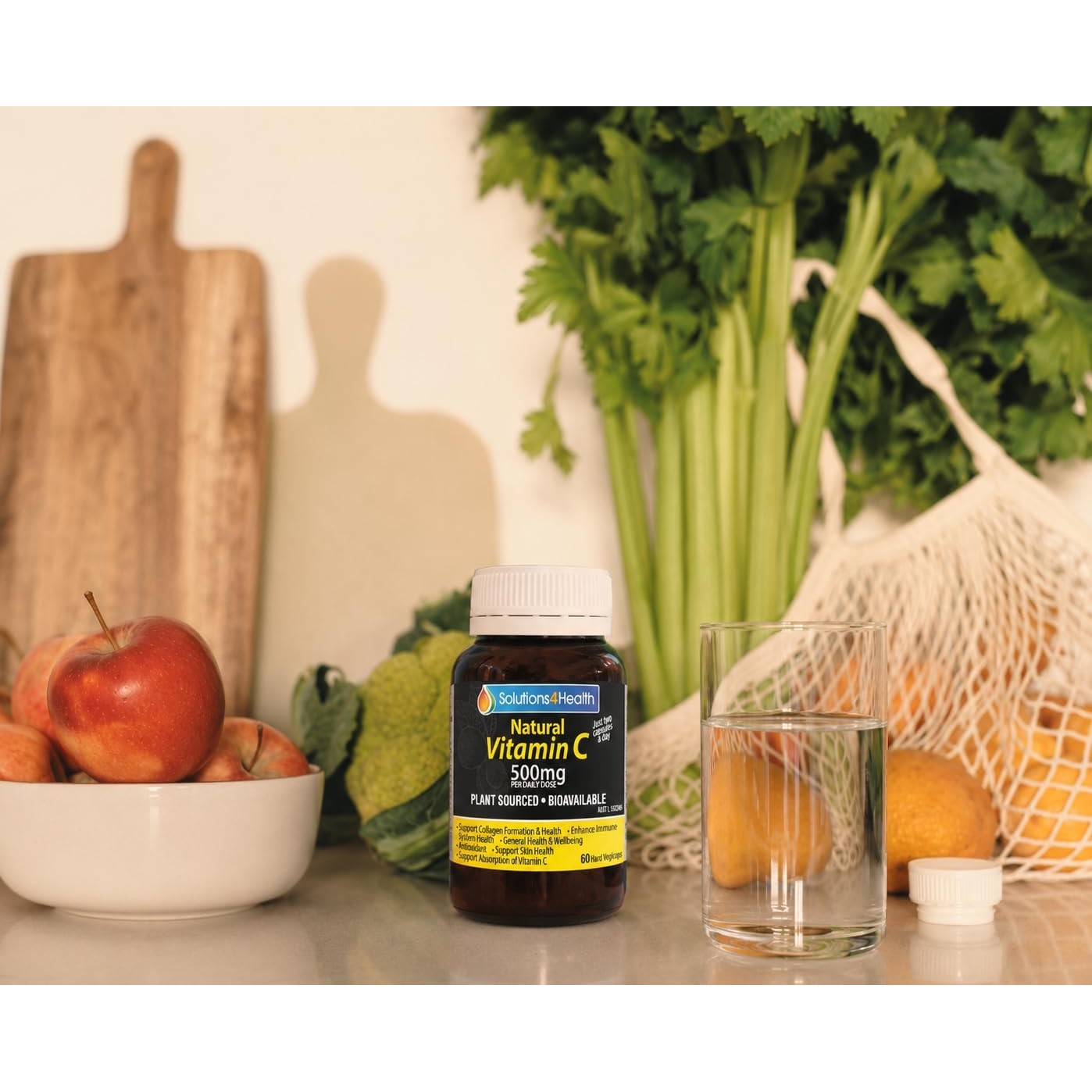 Solutions 4 Health Natural Vitamin C 60 Caps