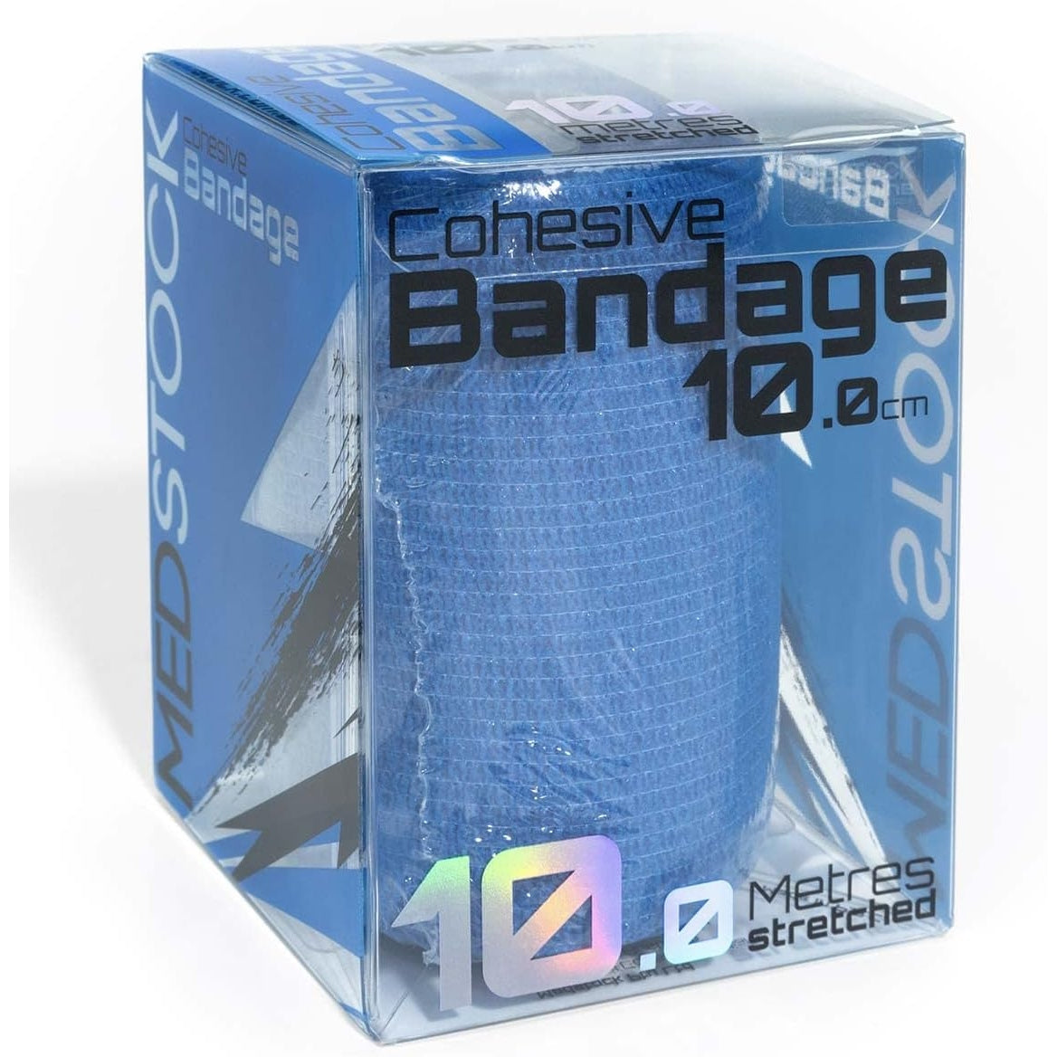Medstock Cohesive Bandage Blue 10 cmx10M
