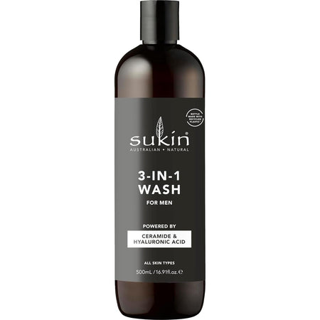 Sukin Men's 3-in-1 Wash 500mL