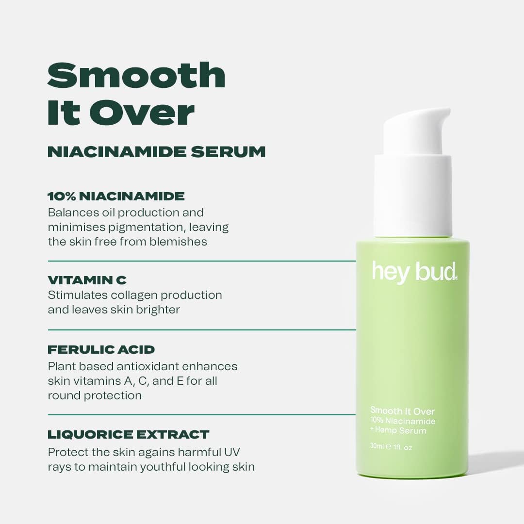 Hey Bud Niacinamide + Hemp Serum 30ml
