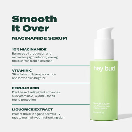 Hey Bud Niacinamide + Hemp Serum 30ml