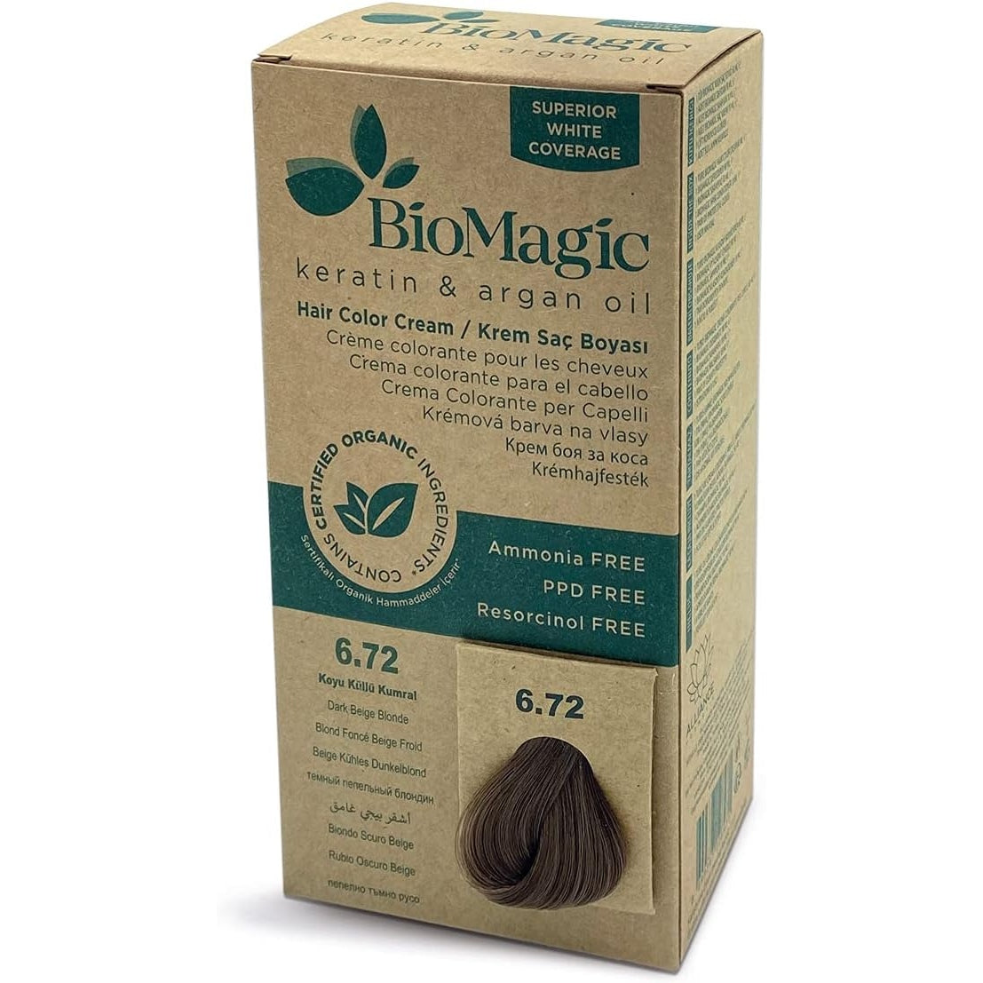 Bio Magic Hair Colour Cream Dark Beige Blonde 6.72