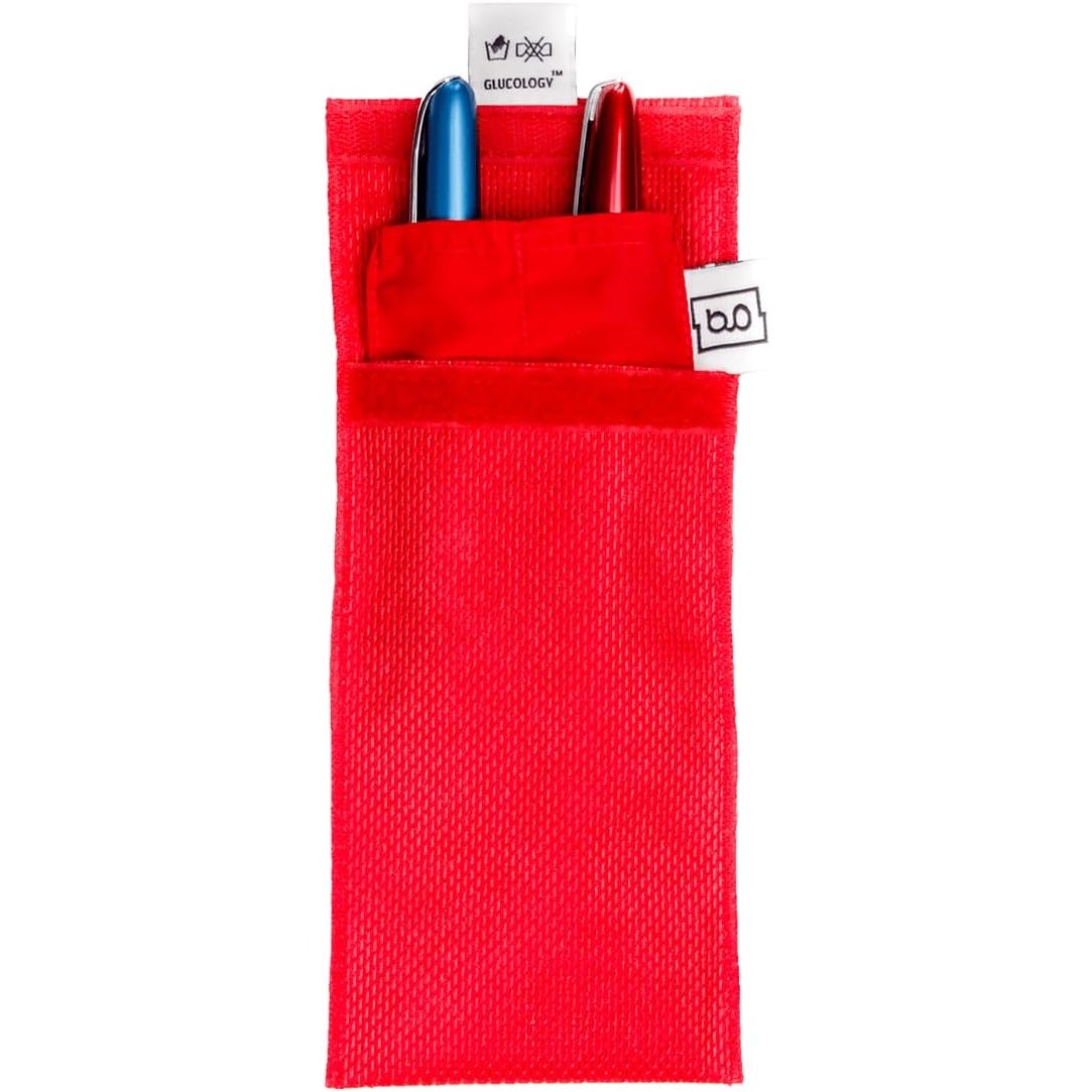 Glucology Insulin Pen Cool Pouch Large Red