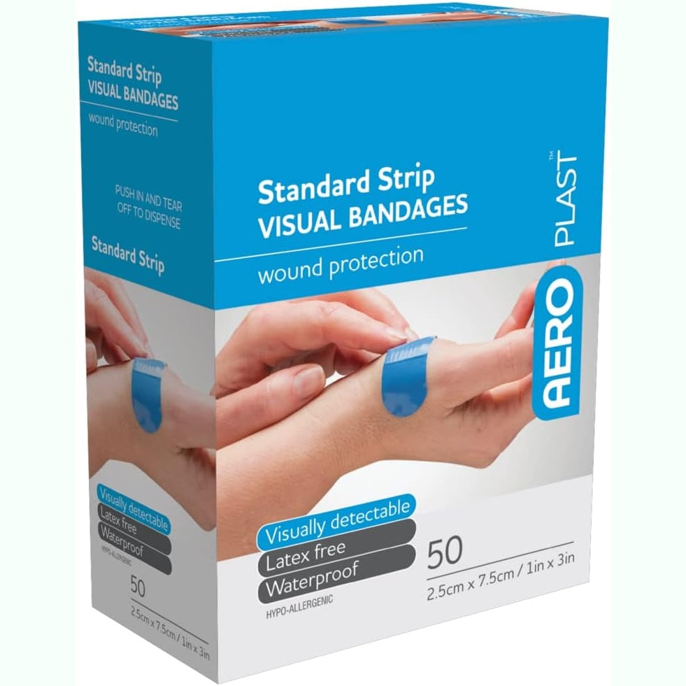 Aeroplast Premium Visual Strip 7.5 X 2.5cm 50pk