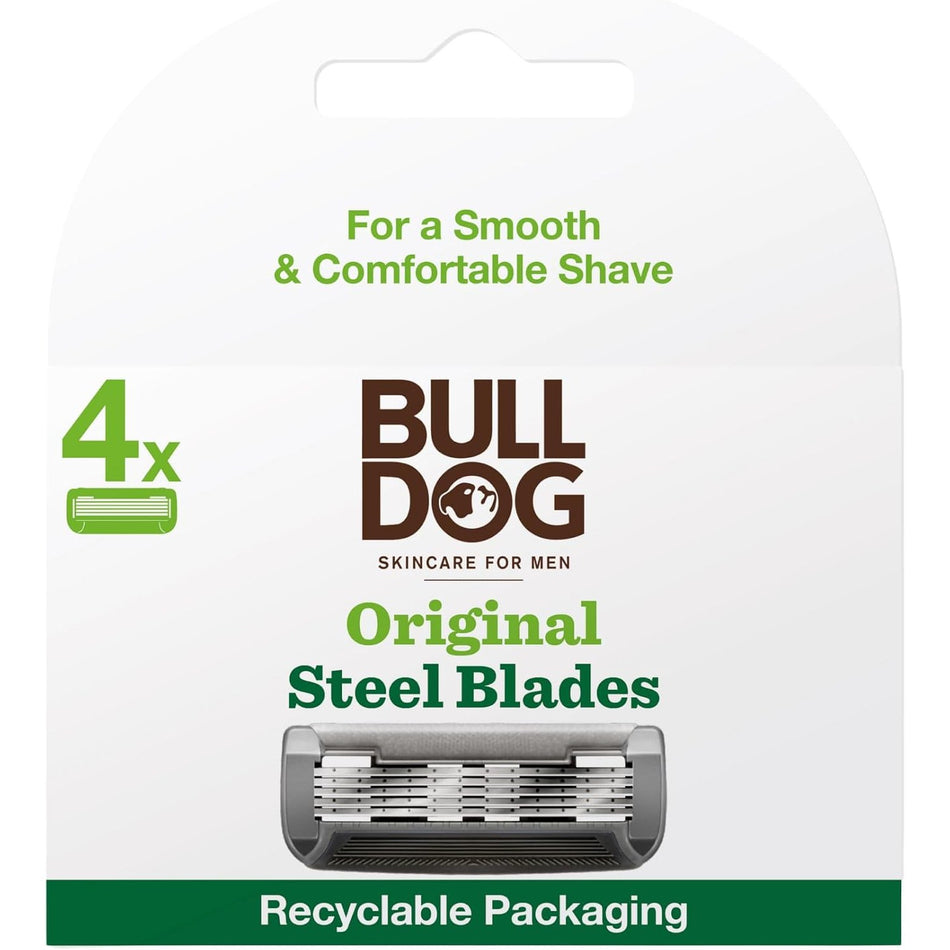 Bulldog Original Blade Refills 4 Pack