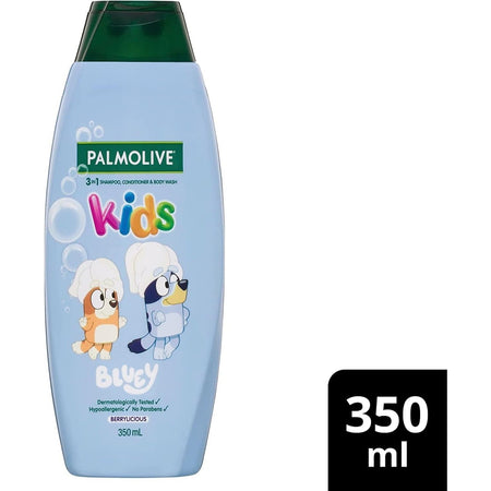 Palmolive Kids Bluey 3-in-1 Shampoo, Conditioner and Body Wash Berrylicious 350ml