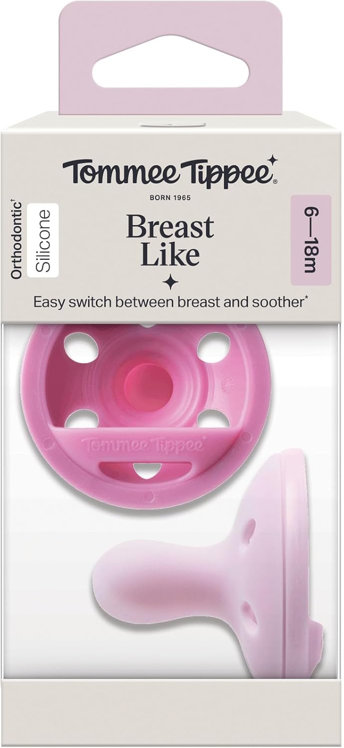 Tommee Tippee Breast Like Soother 6-18 Months 2 Pack