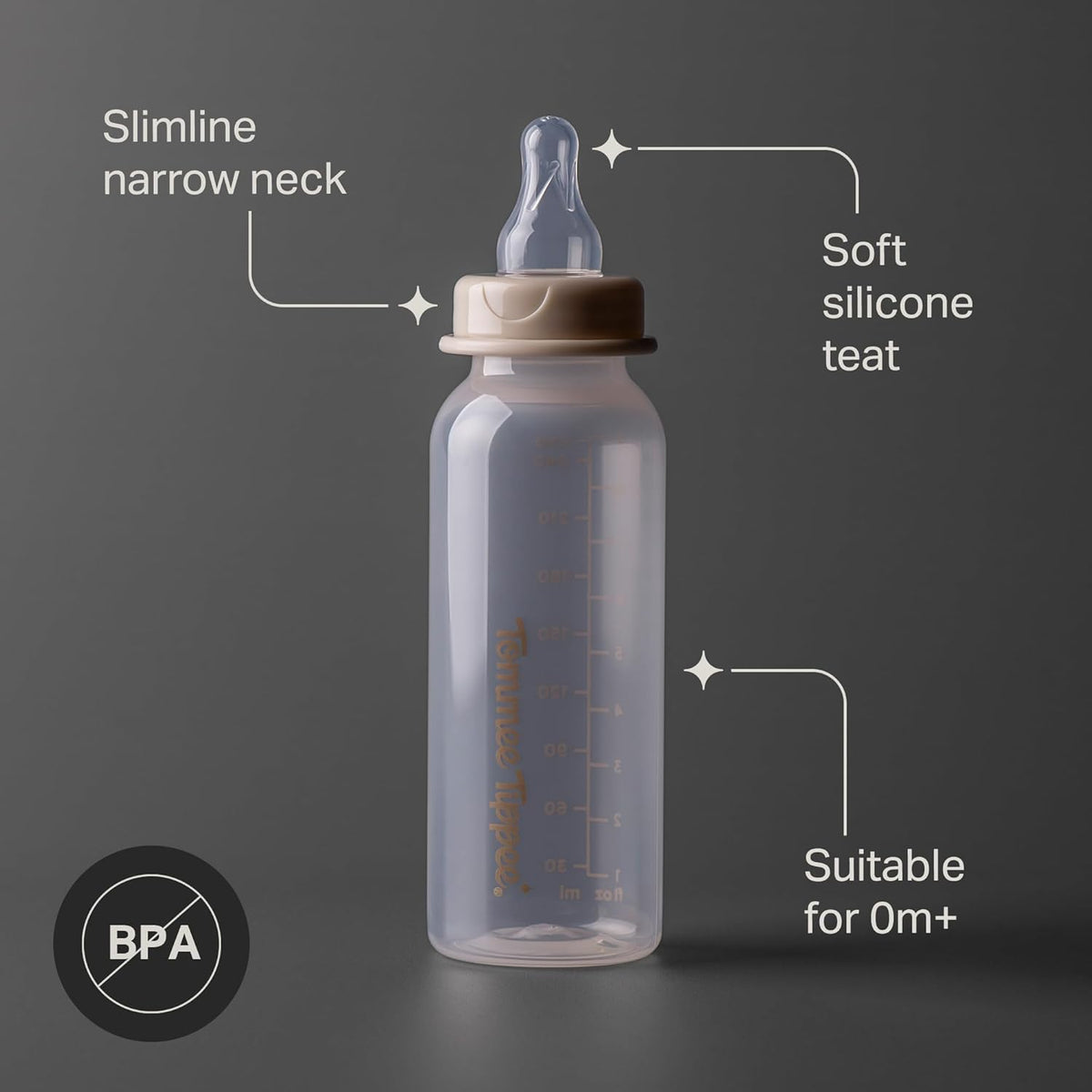 Tommee Tippee Classic Start Bottle 250ml 3 Pack