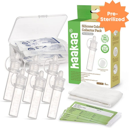 Haakaa Silicone Colostrum Collector Set Pre-sterilised 6 Pack