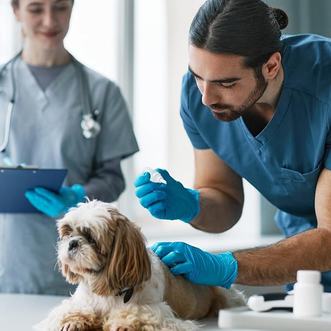 Medstock Blue Nitrile Gloves Lge 100Pk