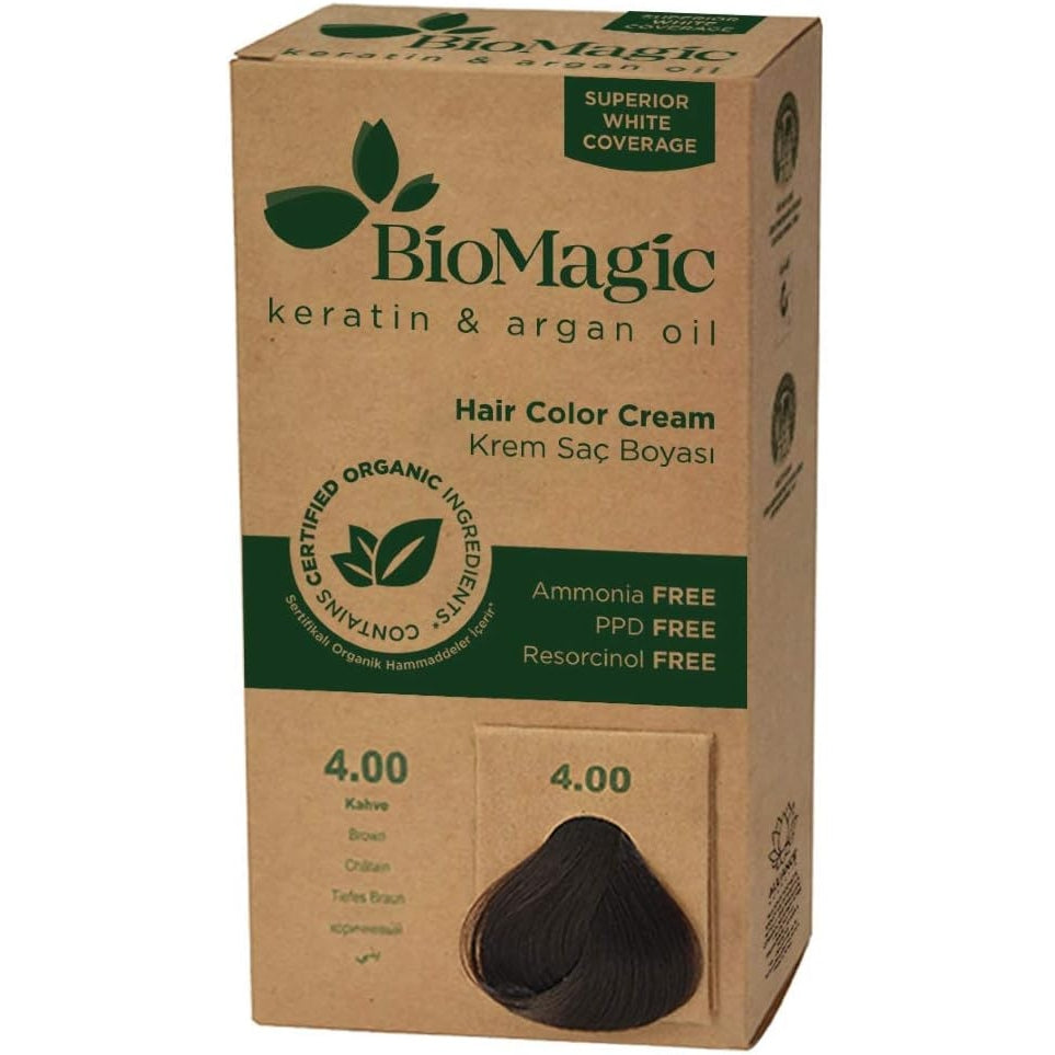 Bio Magic Hair Colour Cream Brown 4.00