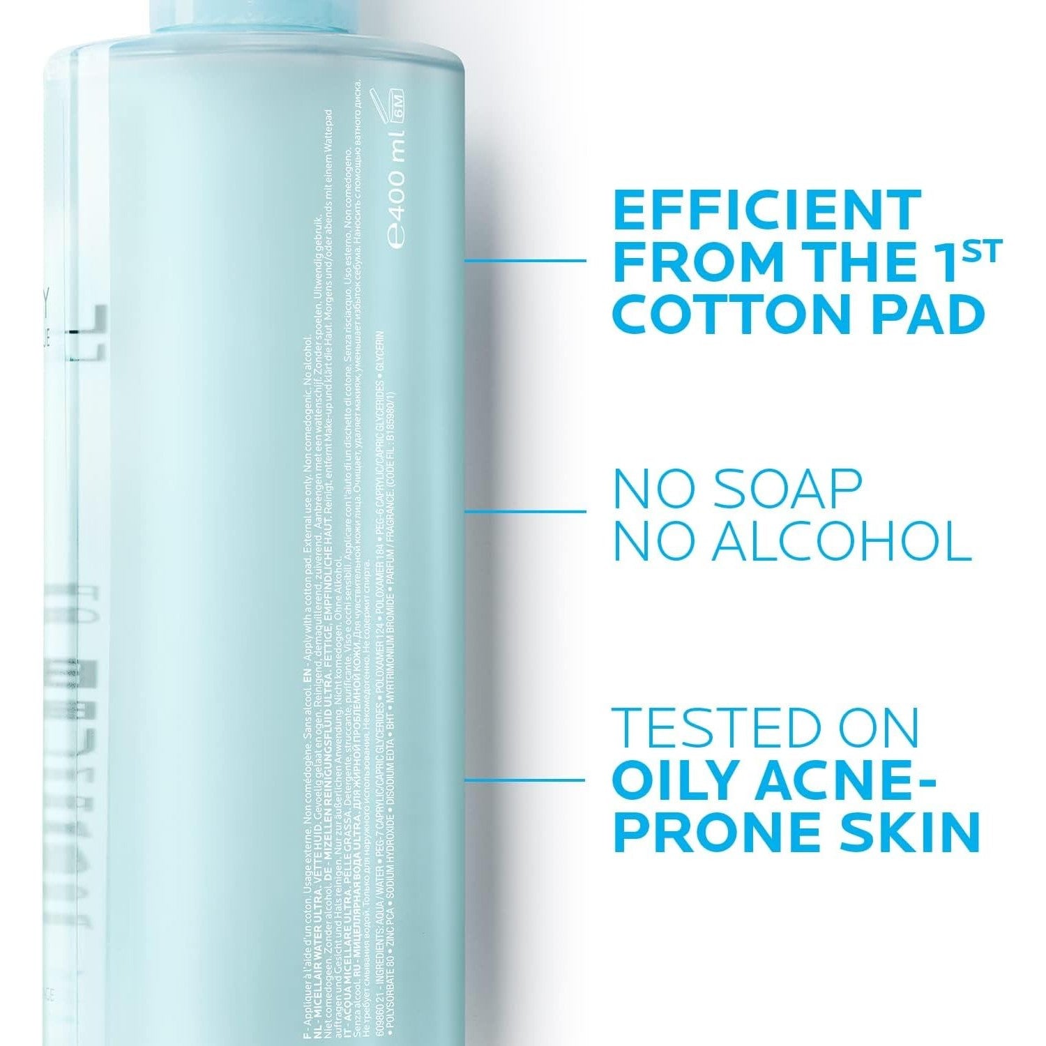 La Roche-Posay Effaclar Micellar Water 400mL
