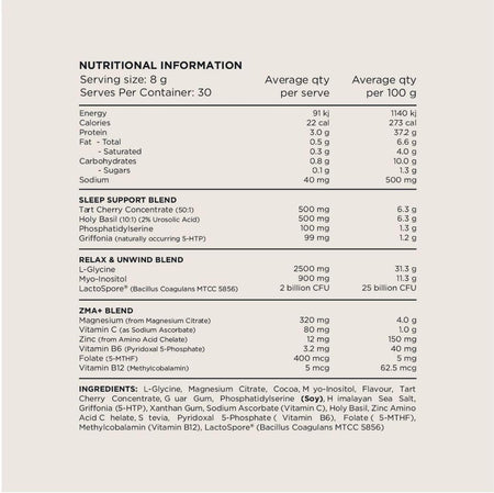 Switch Nutrition Sleep+ Magnesium Choc Honeycomb 240g
