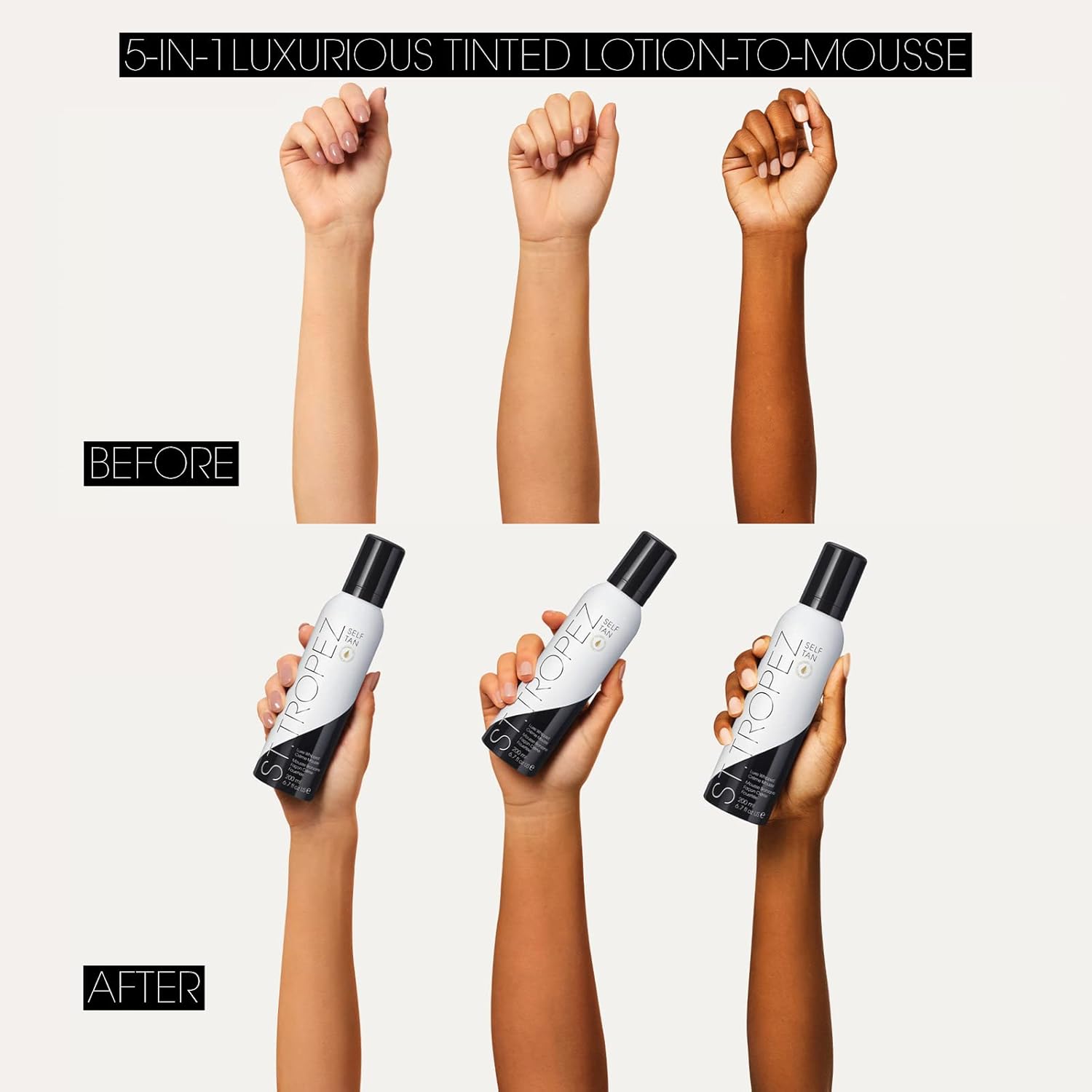 St Tropez Self Tan Luxe Mousse 200ml