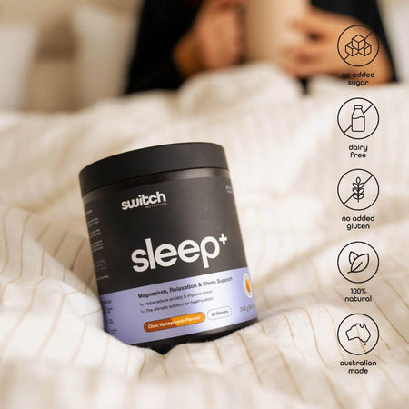 Switch Nutrition Sleep+ Magnesium Choc Honeycomb 240g