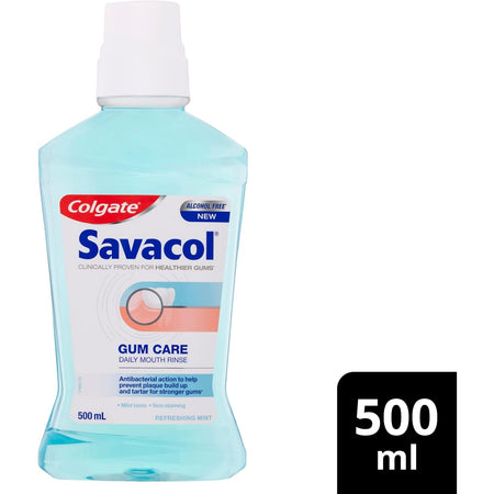 Colgate Mouthwash Savacol Gum Care Daily 500mL
