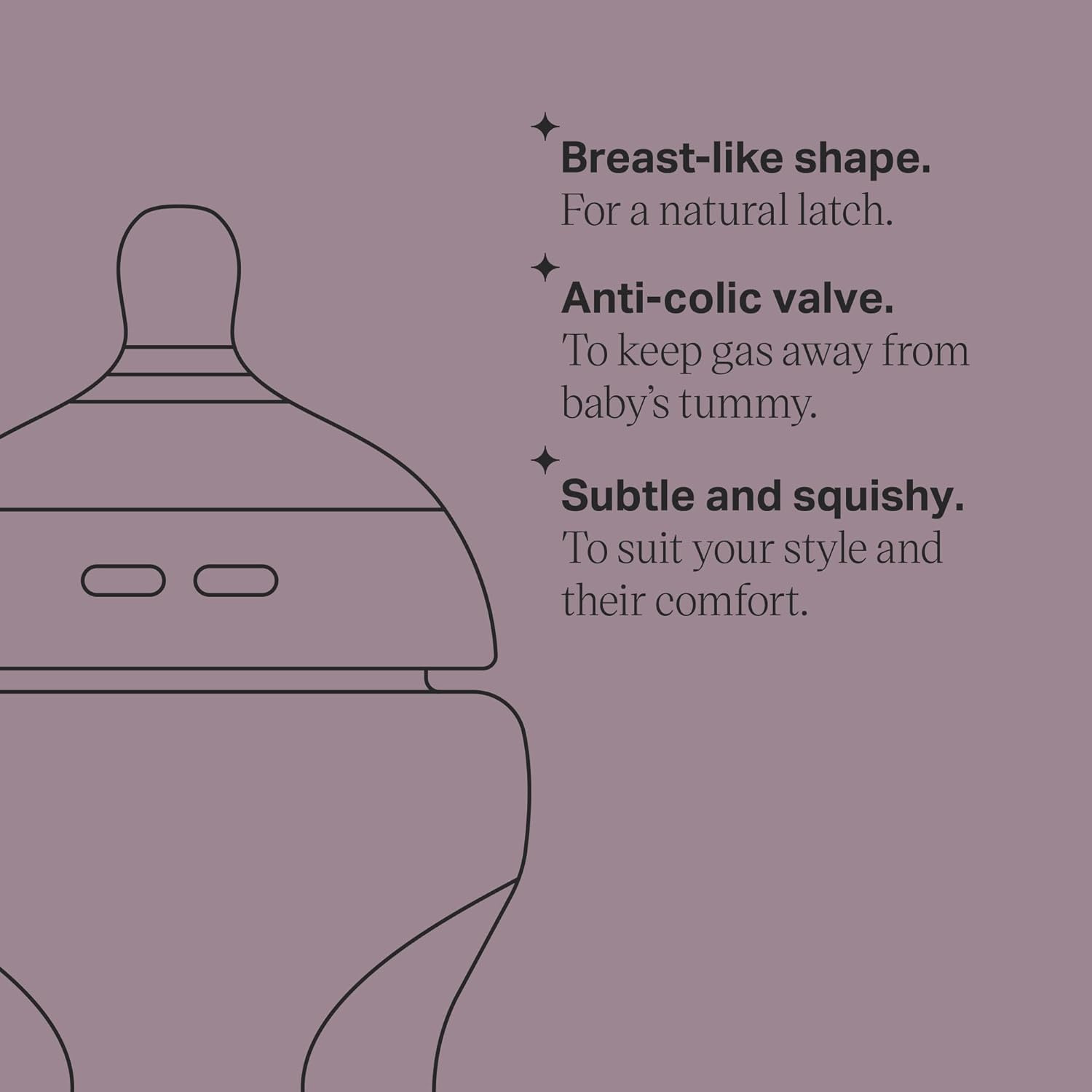 Tommee Tippee Natural Start Silicone Baby Bottle 260ml 1 pack