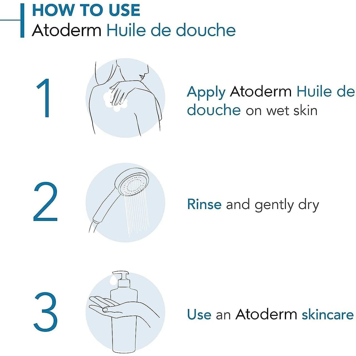 Bioderma Atoderm Shower Oil Huile de Douche 200ml