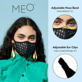 MEO Lite Face Mask Black Medium
