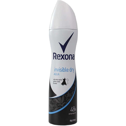 Rexona Women Anti-Perspirant Invisible Dry Aqua & Shower Fresh Deodorant 90 g/150ml
