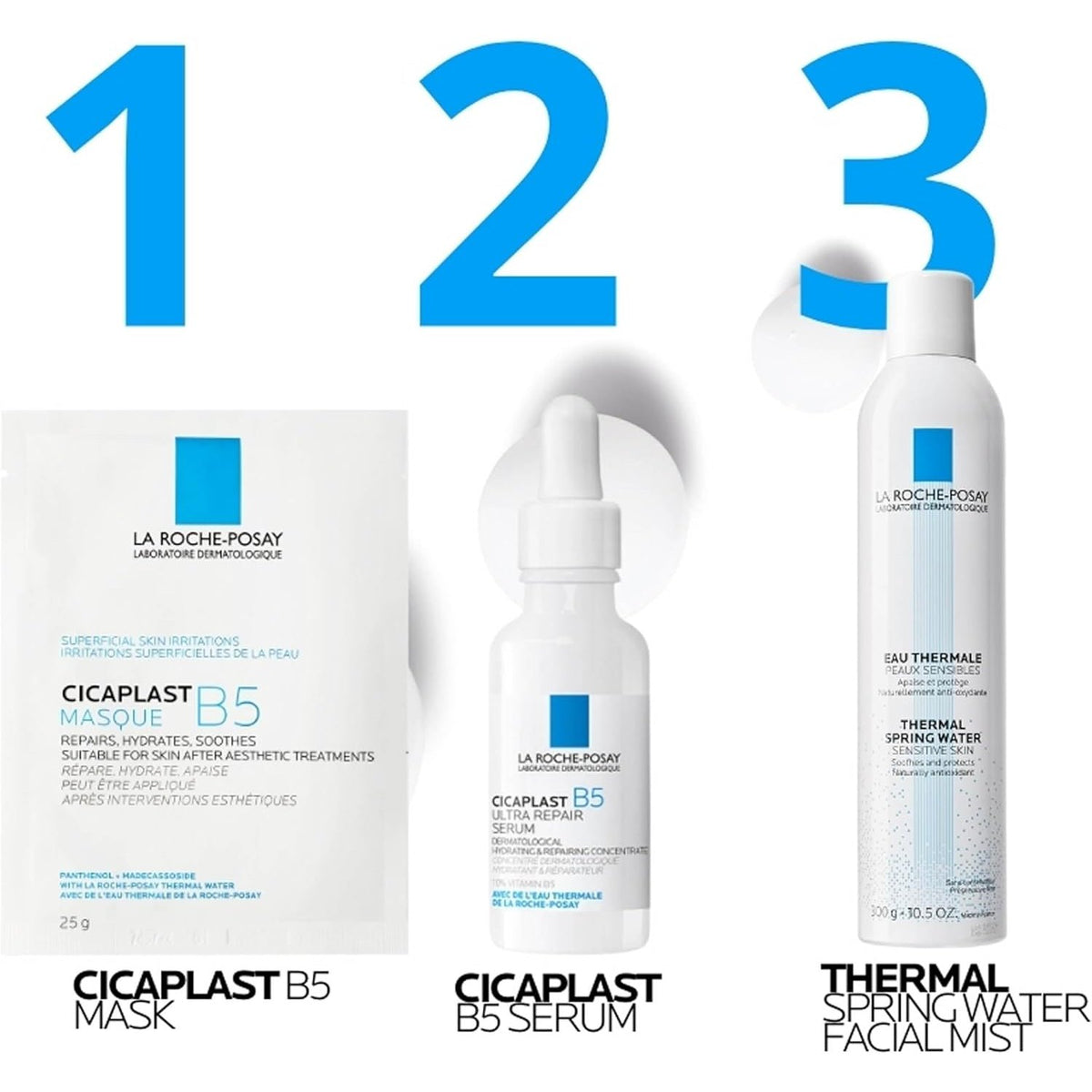 La Roche-Posay Cicaplast B5 Facial Sheet Mask 5 Pack