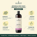 Sukin Botanical Body Wash Bergamot & Patchouli 500ml