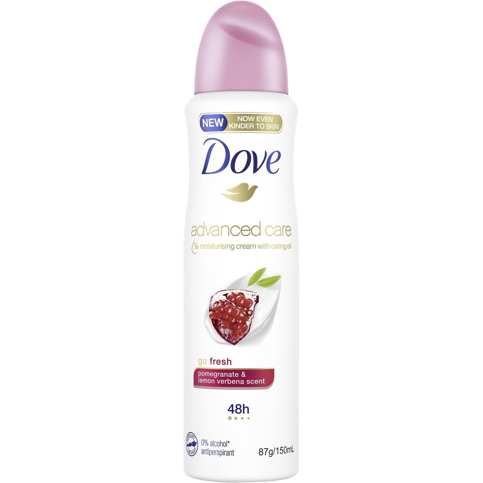 Dove Advanced Care Antiperspirant Aerosol Deodorant Go Fresh Pomegranate & Lemon Verbena 150ml