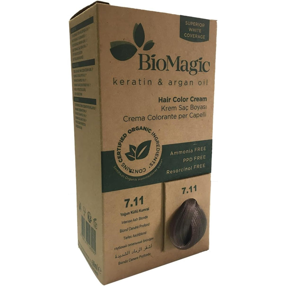 Bio Magic 7/11 Intense Ash Blonde Hair Colour