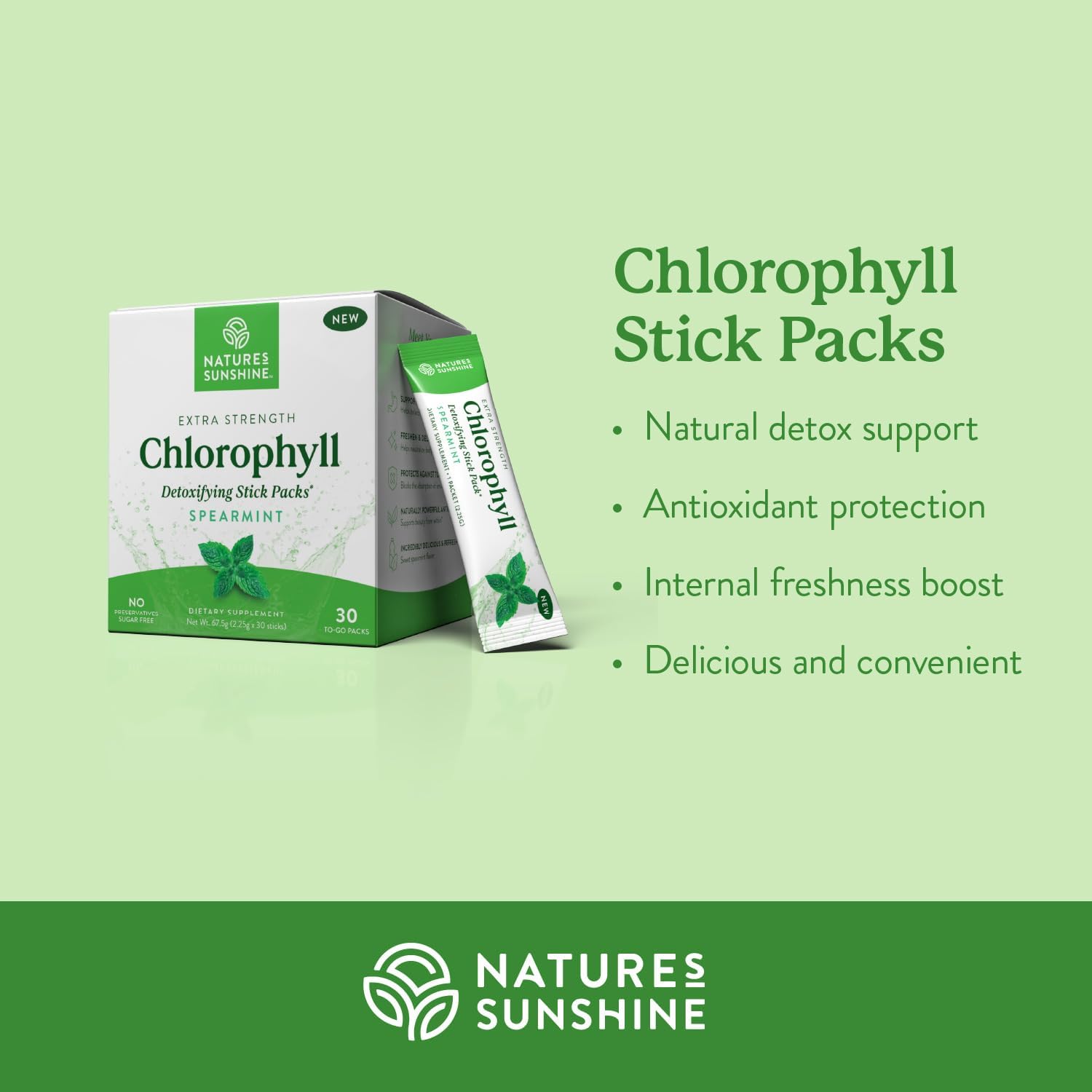 Nature's Sunshine Chlorophyll Detoxifying Sticks 30s