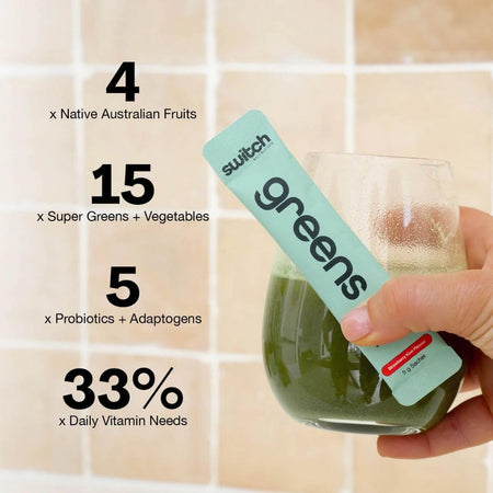 Switch Nutrition Greens Sachets Cloudy Apple 20x5g