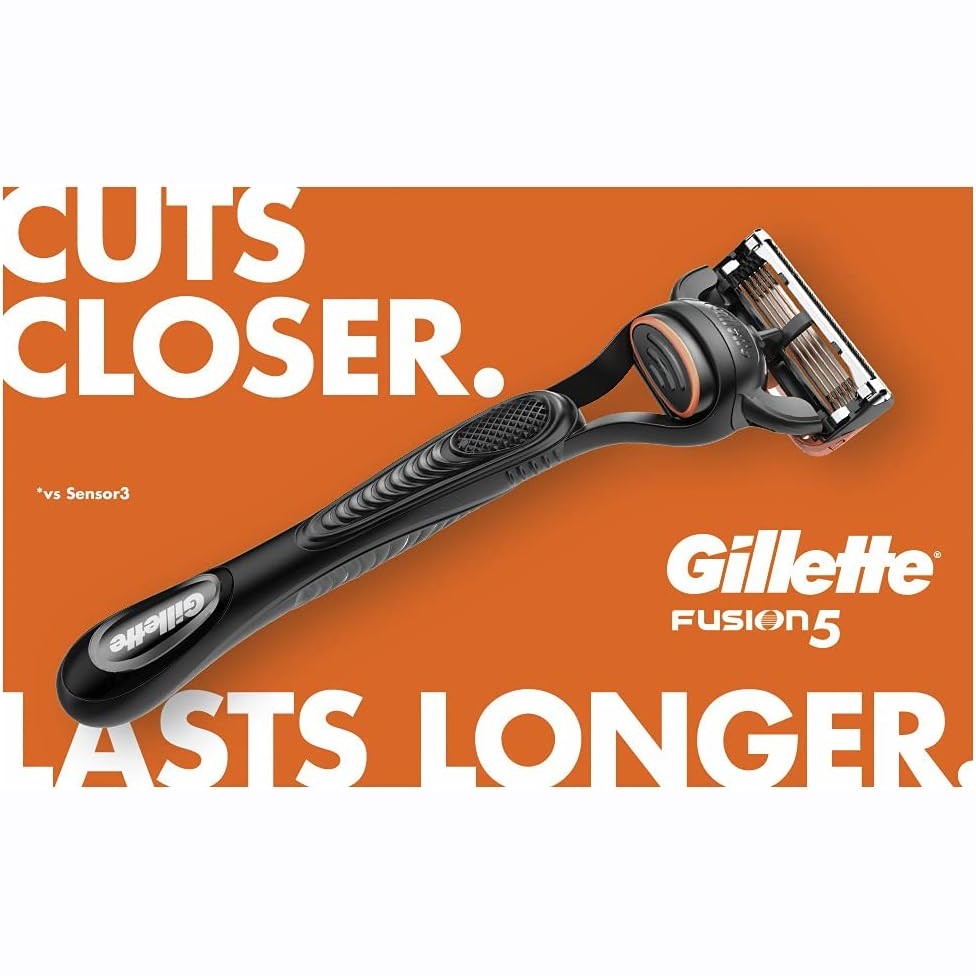 Gillette Fusion5 Razor Handle + 4 Cartridges 1 Pack