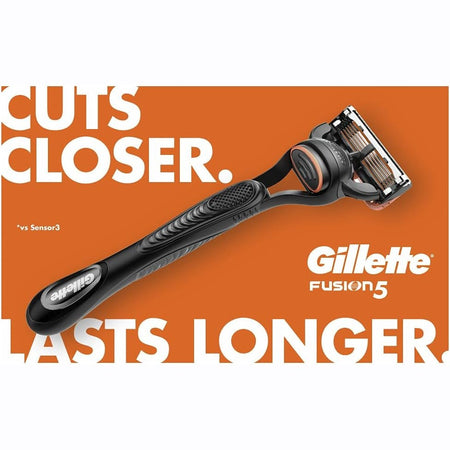 Gillette Fusion5 Razor Handle + 4 Cartridges 1 Pack