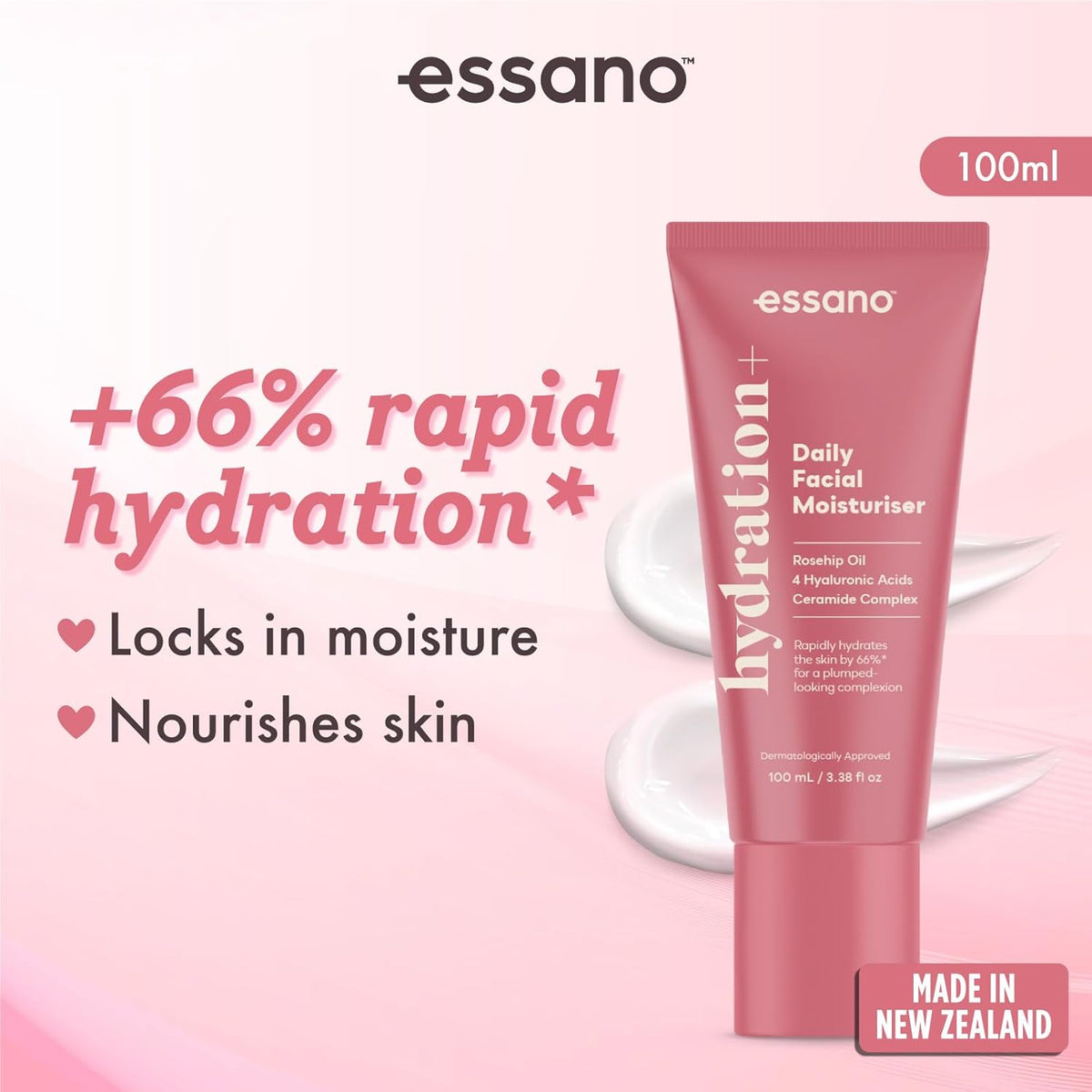 Essano Hydration+ Daily Facial Moisturiser 100 ml