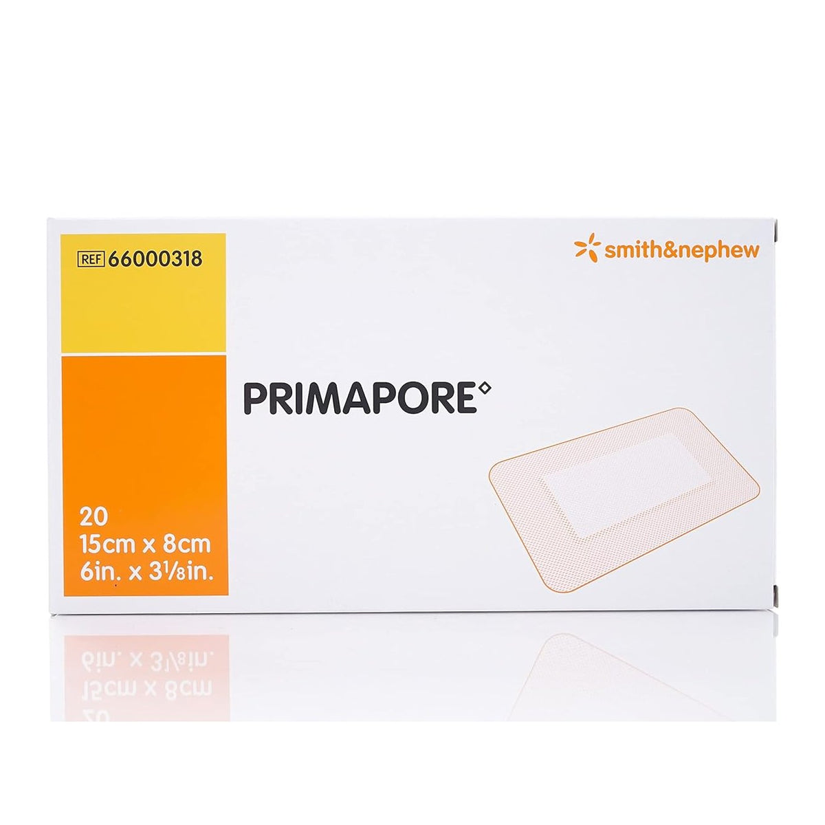 Primapore Conformable Dressing 15cm X 8cm X 20 Pack