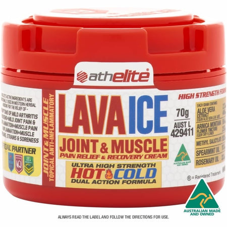 Athelite Lava Ice Joint & Muscle Pain Relief & Recovery Cream 70g