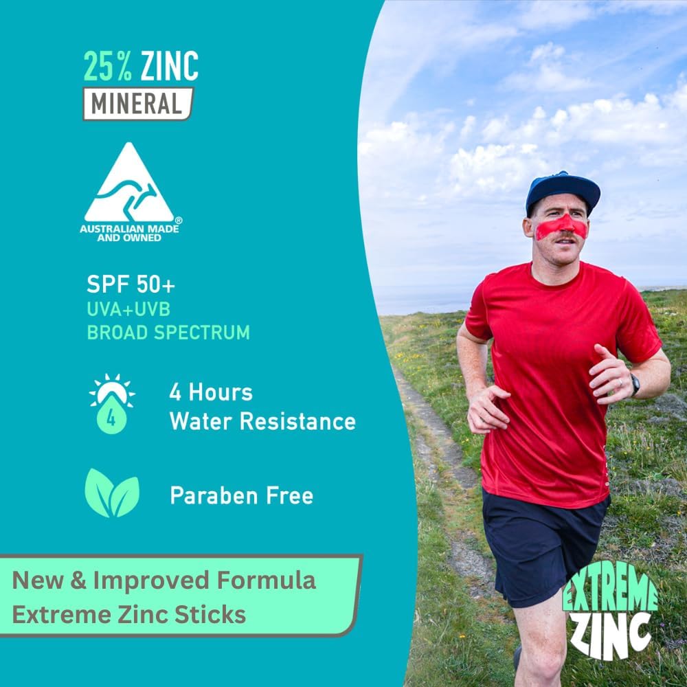 SUN ZAPPER EXTREME ZINC STICK 15G RED FLASH